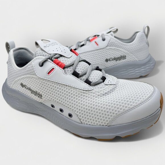 Columbia PFG Castback Men’s Shoes 13 Cirrus Grey/Sunset Red – Mesh Fishing - Picture 13 of 13